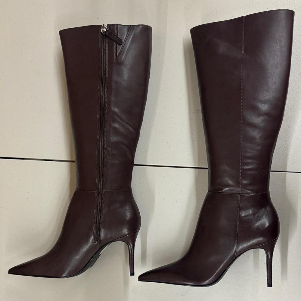 SCHUTZ MIKKI UP BOOT CHOCOLATE BROWN